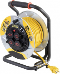 Prelungitor cu tambur 4 prize 3200W lungime 40 m exterior IP44 