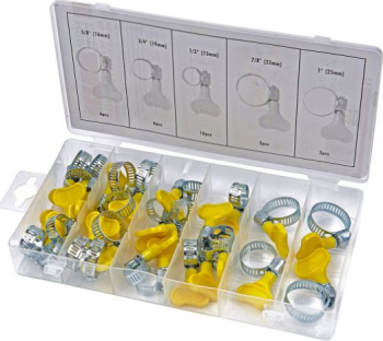 Set coliere cu piulita plastic