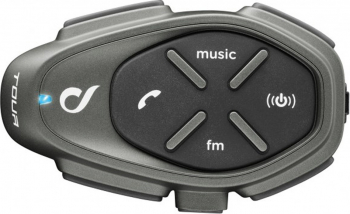 Sistem de comunicare moto Interphone Tour Single Pack FM Conferinta de pana la 4 rideri simultan distanta 1 5Km