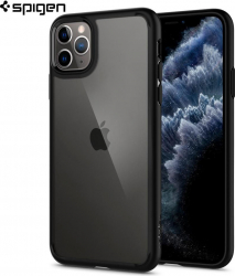 Carcasa Spigen iPhone 11 Pro Max Ultra Hybrid Matte Black 