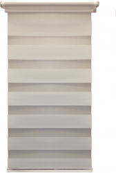 Jaluzea rulou Deko Design model Zebra Day and Night Luxury material textil 44x120 cm v61 alb