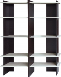 Etajera Noville Wenge / Montreal L x l x h 186 x 31 x 205 cm 