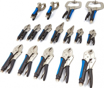 Set clesti autoblocante pentru tinichigerie HBM 16 piese 