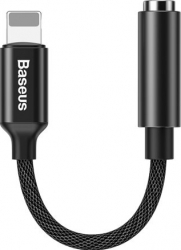 Adaptor audio Baseus L3 mufa Lightning la jack 3 5 mm negru CALL3-01 