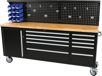 Dulap metalic pentru scule cu panou Negru 230 x 51 x 148 5 cm 
