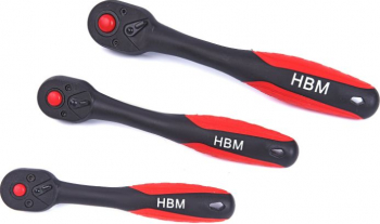 Set chei cu clichet HBM 3/8 3 piese abs 