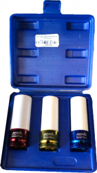 Set tubulare cu protectie pentru jante aliaj ERBA 3 piese 