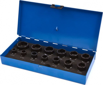 Set tubulare pentru prezoane uzate si antifurt HBM 14 piese 1/2 