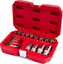 Trusa extractor prezoane suruburi uzate 17 piese hbm 