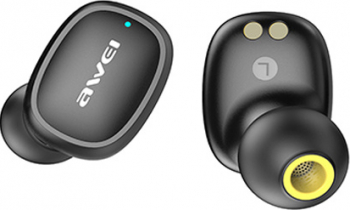 Casti wireless Awei sport T13 waterproof smart touch V 5.0 negru 