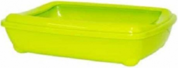 Litiera cu rama anti-imprastiere 50x38x13.5 cm Galben 