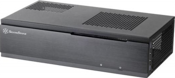 Carcasa pc Silverstone Silent SST/ML07B Milo Slim HTPC Mini ITX negru