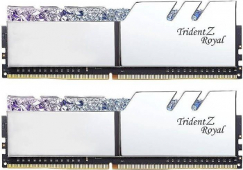 Kit Memorie G.Skill Trident Z Royal RGB Silver 16GB 2x8GB DDR4 3200MHz CL16 1.35v Dual Channel Kit 