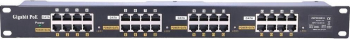 EXTRALINK 16 Port Passive or 802.3af/at PoE Injector 1 GbE 18v~57v DC Rack 19 