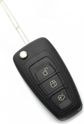 Carcasa tip cheie briceag cu 3 butoane Ford Culoare negru 