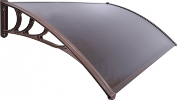 Copertina usa intrare material policarbonat 100x150 cm filtru UV maro 