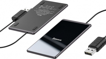 Incarcator wireless Baseus 15 w Quick Charger waterproof ultra-thin negru 