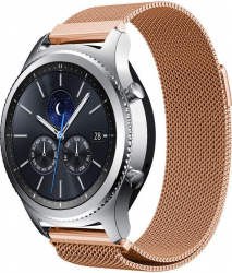 Curea Metalica Milanese Premium MTP Quick Release 22mm Gold pentru Huawei Watch GT 