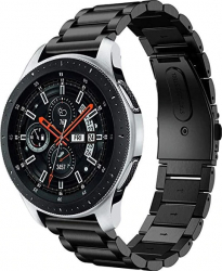 Curea Metalica Premium MTP Quick Release 22mm Negru pentru HUAWEI WATCH 2 Classic 