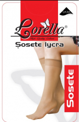Sosete dama Lorella sosete lycra Marimea 1/4 Negru 