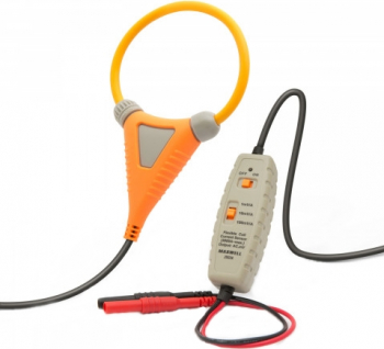 Bucla masurare stil clampmetru Maxwell 25521A adaptor masurare curentilor cu bucla de masurare flexibila/masurarea curentilor mari de pana 