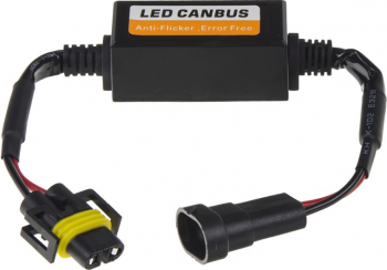 Anulator eroare destinat kiturilor LED H11 plug and play voltaj 9 16 V negru