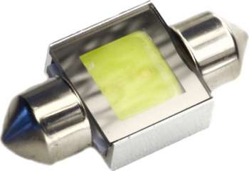 Bec LED COB sofit 31mm 2W 12V lumina alba canbus