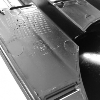 Grila Bara Fata Dreapta Original Audi A7 C7 2010-2018 cu locas proiector negru 