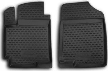 Set 2 covorase cauciuc negre tip tavita 3D Premium compatibil Audi Q5 01/2009 - prezent 