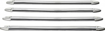 Set 4 buc Ornament Spoiler Cromat Fata + Spate Automax 40 and times 2 3cm 