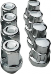 Set 8 piulite jante aluminiu M12X1.5 cap cheie 19 