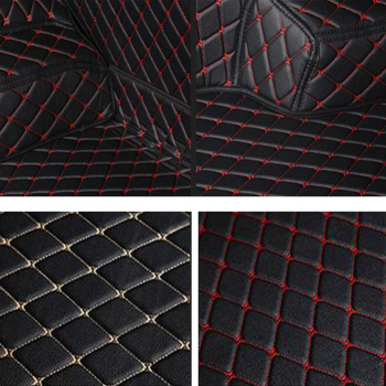 Set covorase auto LUX piele 5D design unic Mercedes C-Klasse W205 2014 - prezent cusatura bej 