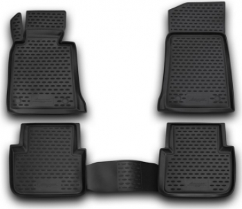 Set covorase cauciuc negre tip tavita Premium compatibil BMW seria 3 E46 1998-2005 