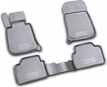 Set covorase cauciuc negre tip tavita 3D Premium compatibil BMW seria 3 2006-2012 
