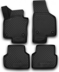 Set covorase cauciuc negre tip tavita Premium compatibil VW Jetta 2011-2015 2015 - prezent 