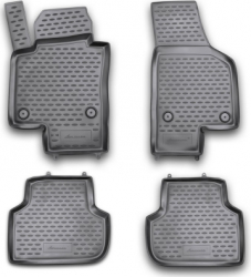 Set covorase cauciuc negre tip tavita Premium compatibil VW Jetta 2011- prezent 