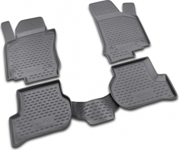 Set covorase negre tip tavita Premium/Personalizate compatibil VW Golf VI 04/2009 - prezent 