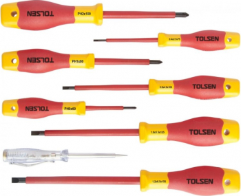 Set de 8 surubelnite izolate Premium Tolsen 
