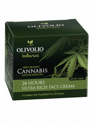 Crema de fata hidratanta 24H cu ulei de canabis 50 ml 