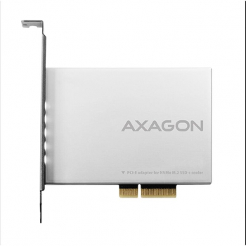 Adaptor PCIe la NVMe M.2 AXAGON Cooler pasiv Compatibil M.2 2230 M.2 2242 / 2260 / 2280 