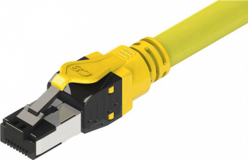Cablu de retea RJ45 sftp pimf Cat.8 LSOH Galben 1m Roline 21.15.1861 