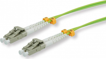 Cablu fibra optica duplex LC - LC OM5 verde 3m Roline 21.15.9273 