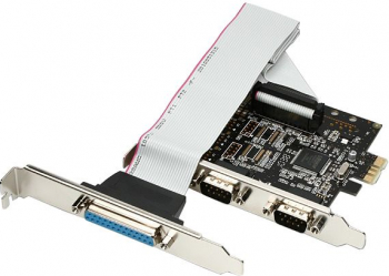 Card PCI-E x1 Axagon PCEA-SP adaptor la 2x Serial DB9 male + 1x Parallel DB25 female 