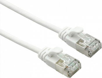 Cablu de retea U/FTP DataCenter cat 7 LSOH cu mufe RJ45 (500 MHz) Slim Alb 5m Roline 21.15.1715 