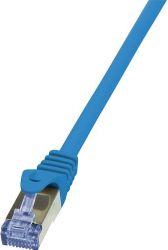 Cablu de retea Logilink Cat.6A 10G S/FTP PIMF PrimeLine 3m albastru 