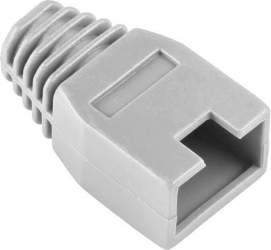 Pachet cu mansoane de protectie pentu conectori modulari Gembird 100 bucati gri 