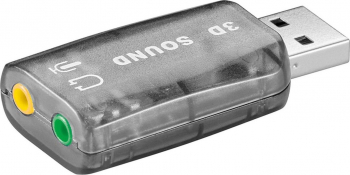 Placa de sunet Goobay USB 2.0 Plug and Play 