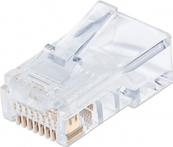 Set de conectori modulari ecranati Gembird LAN plug 30U'' 10 bucati 