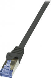 LOGILINK CQ3093S LOGILINK - Patchcord Cablu Cat.6A 10G S/FTP PIMF PrimeLine 10m negru 