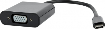 GEMBIRD AB-CM-VGAF-01 Gembird USB-C to VGA adapter black 